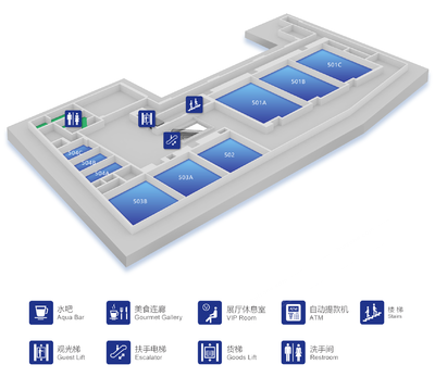 珠海国际会展中心405会议室场地尺寸图126